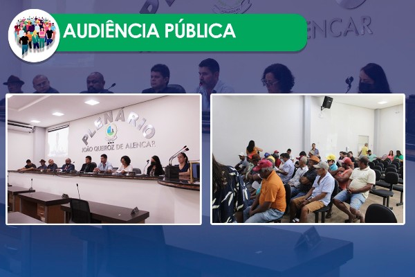 Câmara Municipal realiza Audiência Pública para tratar do Projeto de Lei de nº 046/2022 - Zero...